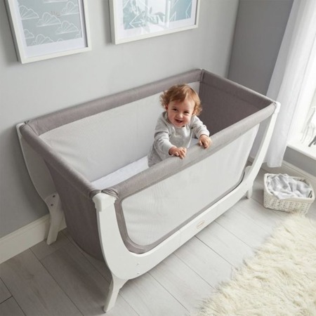 Łóżeczko dla dziecka 2w1 Shnuggle AIR Complete Sleep System - dove